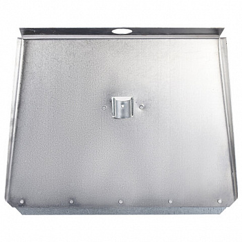 Лопата снеговая трехбортная 46х35 см, ЛА-3б алюминий 1,5 мм, планка металлическая на клепках, БЕЗ ЧЕРЕНКА, ГРАНДМАСТЕР