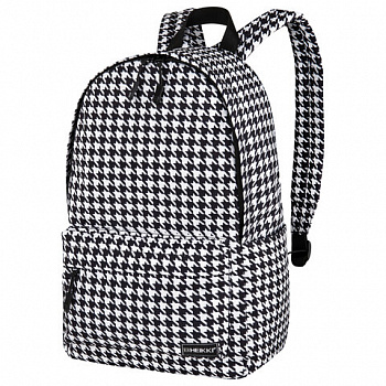 Рюкзак HEIKKI POSITIVE (ХЕЙКИ) универсальный, карман-антивор, "Houndstooth", 42х28х14 см