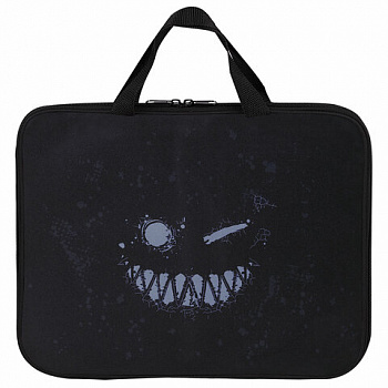 Папка на молнии с ручками BRAUBERG А4, 1 отделение, полиэстер, 20 мм, "Don't be afraid"