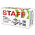 Кнопки канцелярские STAFF "Manager", металлические, никелированные, 10 мм, 50 шт., в картонной коробке