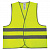 Жилет сигнальный, 2 светоотражающие полосы, ЛИМОННЫЙ, XL (52-54), ГРАНДМАСТЕР