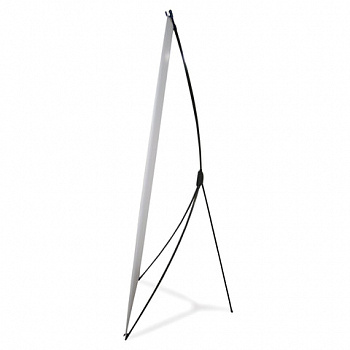 Стенд мобильный для баннера "X-banner А2", размер рекламного поля 800х2000 мм, углепластик