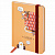 Блокнот с резинкой в клетку 96 л., МАЛЫЙ ФОРМАТ А6, 109х148 мм, твердая обложка, BRAUBERG, "Кофейку?"
