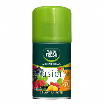 Сменный баллон 250мл MASTER FRESH "Лесная ягода" для автоматических освежителей, ш/к, С0006612