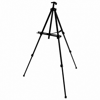 Мольберт-тренога металл переносной телескопический 110х164х91 см, чехол, BRAUBERG ART BASIC