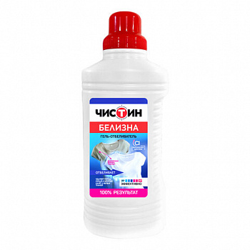 Средство для отбеливания и чистки тканей 950 г, "Белизна" ЧИСТИН гель, содержит хлор