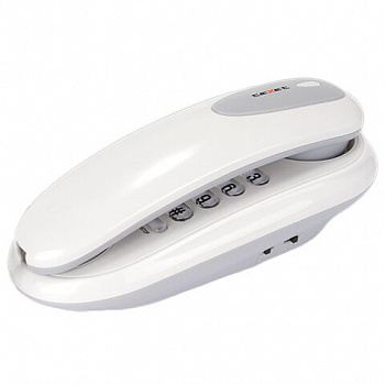 Телефон TEXET TX-236, тональный/импульсный режим, повтор, серый