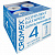 Батарейки алкалиновые КОМПЛЕКТ 4 шт., CROMEX (КРОМЕКС) Alkaline, D (LR20, 13А), короб