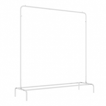 Вешалка для плечиков BOOMHOUSE GR-001 (в1500*ш1100*г400мм), металл, белая