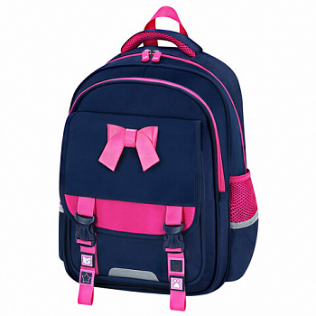 Рюкзак BRAUBERG SNAP, 2 отделения, 3 кармана, "Elegant bow", 39х28х16 см