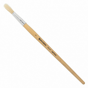 Кисть BRAUBERG, щетина, круглая, № 7