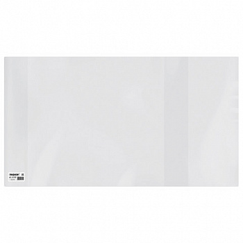 Обложка ПВХ со штрихкодом для учебников Петерсон, Моро, Гейдмана, Плешакова, ПЛОТНАЯ, 120 мкм, 270х490 мм, прозрачная, ПИФАГОР