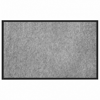 Коврик придверный 80х120 см, СЕРЫЙ, влаго-грязезащитный, 300 г/м2, мелкий рубчик, PRIMILA (ПРИМИЛА) STANDARD