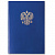 Книга учета 96 л., клетка, твердая, бумвинил, офсет, герб, А4 (200х290 мм), BRAUBERG, синяя