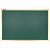 Доска для мела магнитная 60х90 см, зеленая, деревянная рамка, BRAUBERG "Wood"