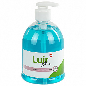 Мыло жидкое антибактериальное 500 мл ЛЮИР, увлажняющее, дозатор