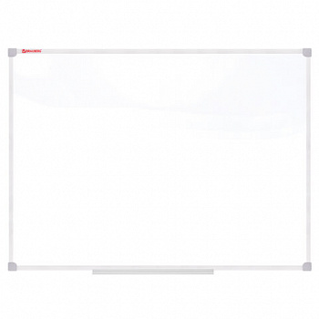 Доска магнитно-маркерная 70х50 см, ПВХ-рамка, ГАРАНТИЯ 10 ЛЕТ, РОССИЯ, BRAUBERG