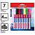 Маркер-краска лаковый EXTRA (paint marker) 4 мм, НАБОР 7 цветов, УСИЛЕННАЯ НИТРО-ОСНОВА, BRAUBERG