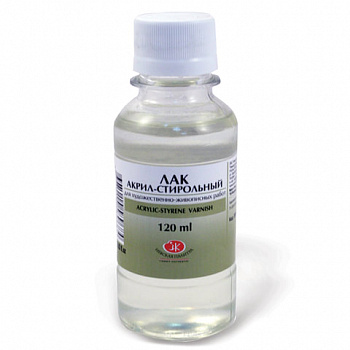 Лак акрил-стирольный, 120 мл, в банке, Невская Палитра