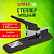 Степлер МОЩНЫЙ № 24/6-23/15 металлический STAFF "HEAVY DUTY ECO", до 100 листов, черный