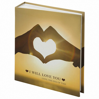 Фотоальбом BRAUBERG "Вместе навсегда" на 200 фото 10х15 см, твердая обложка, термосварка