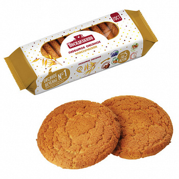 Печенье овсяное ПОСИДЕЛКИНО классическое, 320 г