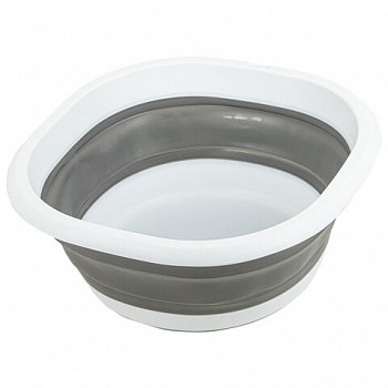 Таз складной силиконовый 10 литров круглый d=36 см для дома и дачи, LAIMA Home