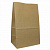 Крафт-пакет бумажный 18х12х29 см, плотность 90 г/м2