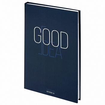 Блокнот БОЛЬШОЙ ФОРМАТ (205х290 мм) А4, 128 л., твердый, клетка, STAFF, "Good Idea"