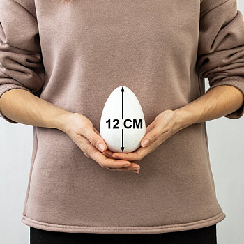 Пенопластовые заготовки для творчества "Эллипсы", 1 шт., 120 мм, ОСТРОВ СОКРОВИЩ