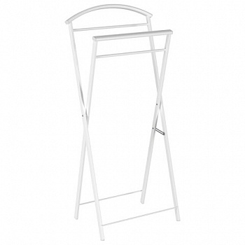 Вешалка-стойка костюмная "Контур", 980х440х310 мм, металл, белая, ВНП 367 Б