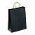 Крафт-пакет бумажный "Black" 26х15х35 см, с кручеными ручками, плотность 80 г/м2, моноцвет