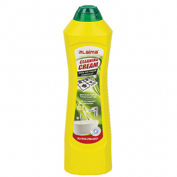 Чистящее средство универсальное крем 780 мл, LAIMA PROFESSIONAL "Лимон"