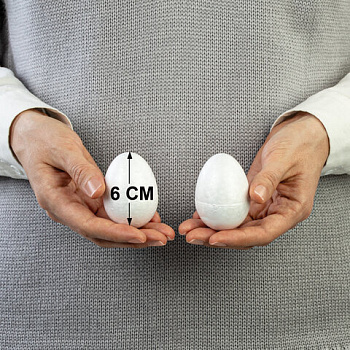 Пенопластовые заготовки для творчества "Эллипсы", 4 шт., 60 мм, ОСТРОВ СОКРОВИЩ