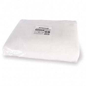 Салфетки ВАФЕЛЬНЫЕ отбеленные, 40х40 см, КОМПЛЕКТ 100 шт., плотность 120 (±10) г/м2, LAIMA