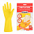 Перчатки МНОГОРАЗОВЫЕ латексные "Для деликатной уборки", размер 7-8, M (средний), вес 26 г, KOMFI, DGL017L