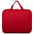 Папка на молнии с ручками STAFF EVERYDAY, А4, полиэстер, красная