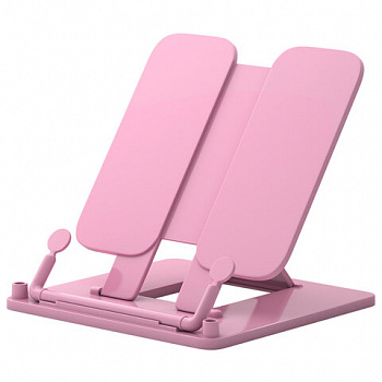 Подставка для книг и учебников ERICH KRAUSE "Pastel", пластиковая, розовая