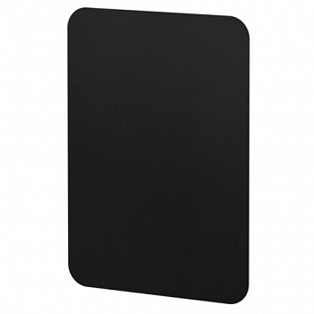 Табличка меловая / ценник А6 (10,5x14,8 см), 20 штук, пластиковая, 0,5 мм, ЧЕРНАЯ, BRAUBERG