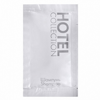Шампунь одноразовый 10 мл, КОМПЛЕКТ 500 шт., HOTEL COLLECTION, саше, флоупак