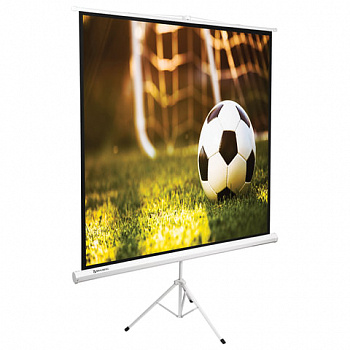 Экран проекционный на треноге (150х150 см), матовый, 1:1, BRAUBERG "TRIPOD"