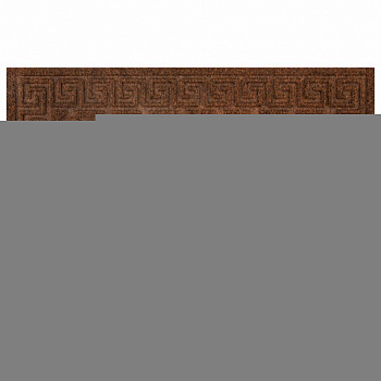 Коврик придверный 40х60 см, ВЕНГЕ, грязезащитный, 430 г/м2, фактурный рисунок ЧЕШУЙКИ, ЛЮБАША