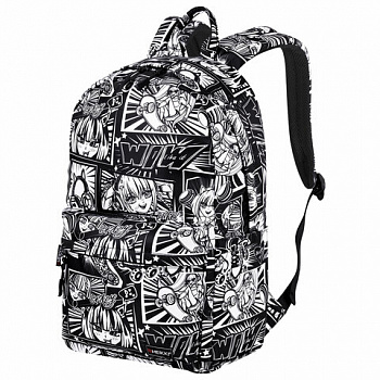 Рюкзак HEIKKI DREAM (ХЕЙКИ) универсальный, с карманом для ноутбука, эргономичный, Comics Anime, 42х26х14 см