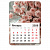 Календарь отрывной на магните на 2026 г., BRAUBERG, 130x180 мм, склейка, "Букет"