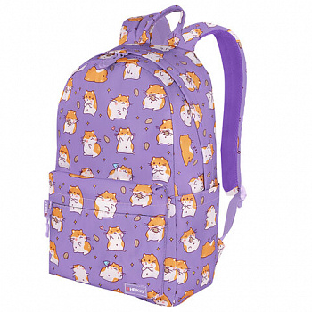 Рюкзак HEIKKI DREAM (ХЕЙКИ) универсальный, с карманом для ноутбука, эргономичный, "Hamster", 42х26х14 см