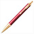 Ручка шариковая PARKER "IM Premium Red GT", корпус красный лак, позолоченные детали, синяя