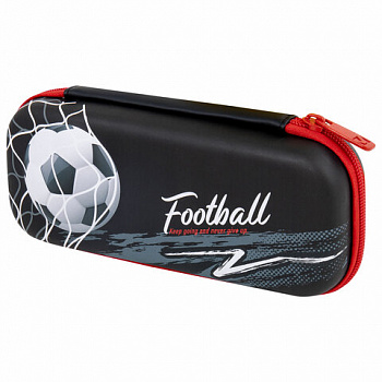 Пенал BRAUBERG, 1 отделение, 1 откидная планка, EVA 3D, 22х10х5 см, "Goal"