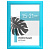 Рамка 15х21 см небьющаяся, багет 17,5 мм, пластик, BRAUBERG "Colorful", голубая